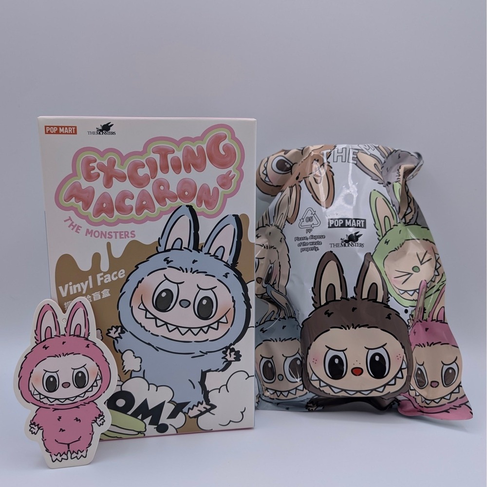 POP MART The Monsters Exciting Macaron LYCHEE BERRY Figure Verified Unopened Bag